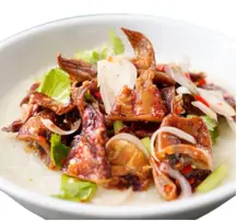 Spicy and Sour Fried Squid Salad